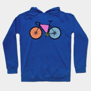 Cyclocross Bicycle Halftone Hoodie